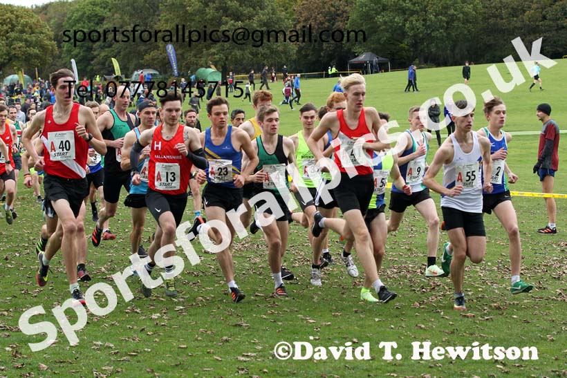 Senior mens Northern Cross Country Relays, Graves Park, Sheffield. Photo: David T. Hewitson/Sports for All Pics
